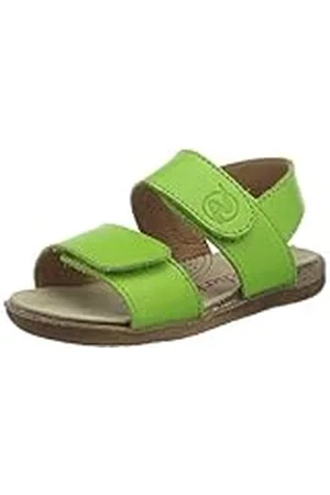 Naturino Colm, Sandalias con Punta Abierta Niñas, Verde (Light Green), 31 EU