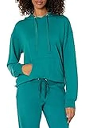 THE DROP Remi Sudadera Holgada de Tejido de Rizo Francés con Manga Larga y Capucha para Mujer, , S