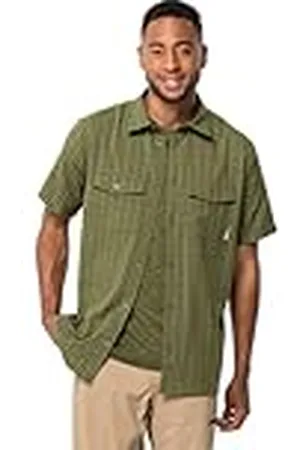 Jack Wolfskin Thompson-Camiseta para Hombre Camisa de Vestir, , S