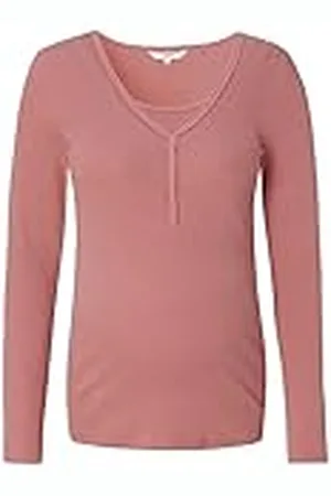 Noppies Amala Nursing Rib Pijama Top LS Camisón, Burlwood-N143, XL/XXL para Mujer