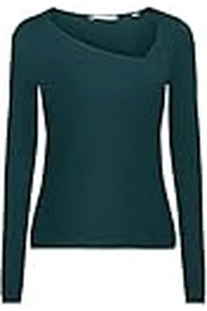 ESPRIT 122cc1k309 Camiseta, 376/Verde Azulado Oscuro 2, XS para Mujer