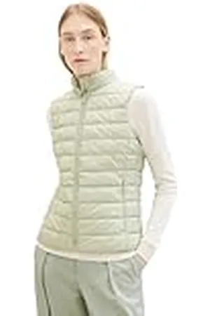 TOM TAILOR 1042236 Chaqueta, 34895-Desert Green, XXXL para Mujer