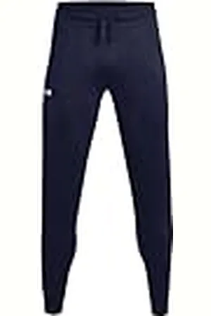 Under Armour New Fabric HG Armour Pant Pantalones térmicos para mujer, cómodos pantalones de deporte, color azul medianoche/blanco