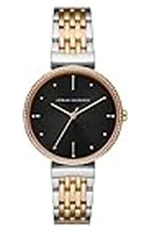 Armani Exchange Reloj para mujer, Movimiento de tres manecillas, caja de acero inoxidable Multi de 36 mm con correa de acero inoxidable, AX5911
