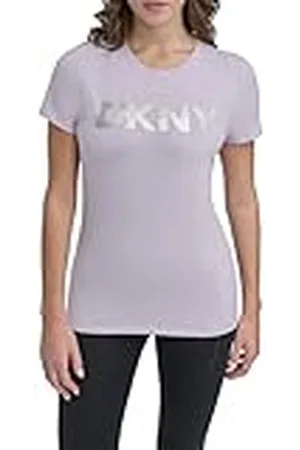 DKNY Exploded Logo Crew Neck tee Camiseta, , M Mujeres