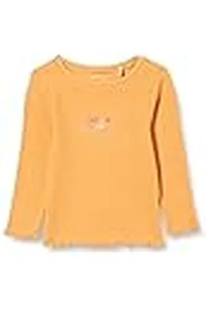 QS by s.Oliver Camiseta de Manga Larga, Orange#E3a857, 6 Mes Unisex bebé