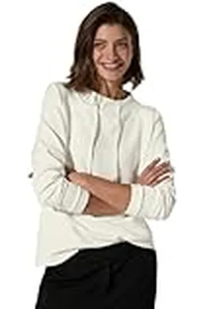 CECIL B322392 Camiseta sólida con Detalles Brillantes, Vanilla White, L Mujeres