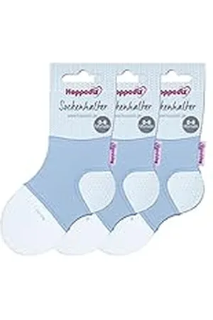 Hoppediz Sockenhalter 3-er Set, , Talla única (Pack de 3) Unisex bebé