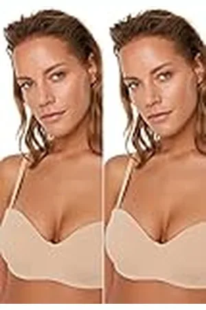 Trendyol Nude Full Cap 2 Pack Bras, sin Relleno Sujetador, Opaco, , 85B para Mujer