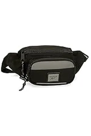 Reebok Dexter, Equipaje Bolsa De Mensajero Hombre, (Black), Riñonera Con Bolsillo