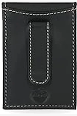 Timberland Cartera Minimalista de Piel con Clip para Dinero para Hombre Negro Negro (Taille Unique