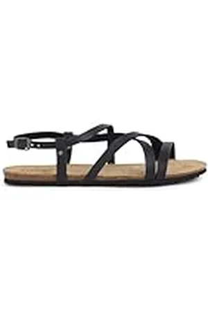 Geox D Brionia Low B, Sandalia Plana, , 40 EU