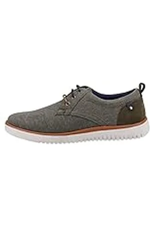 Hush Puppies Sandy Lace Up, Zapatillas Hombre, Khaki, 40 EU