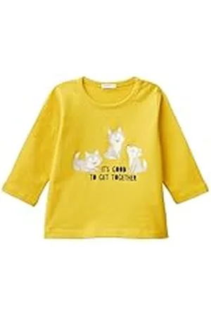 Benetton Camiseta M/L 3ATNA 105i, , 68 cm Unisex bebé