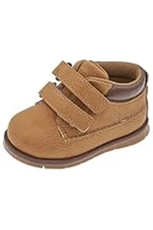 chicco Botas Niño con Doble Cierre de Gancho y Bucle, Botines Cómodos, Flexibles y Transpirables, para Otoño e Invierno, Zapatos Niño y Chico, Ocra (3), 20 EU