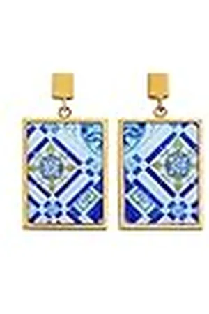 Christian Lacroix XF31011LD - Pendientes de latón Chapado en Oro y Brillantes para Mujer, diseño
