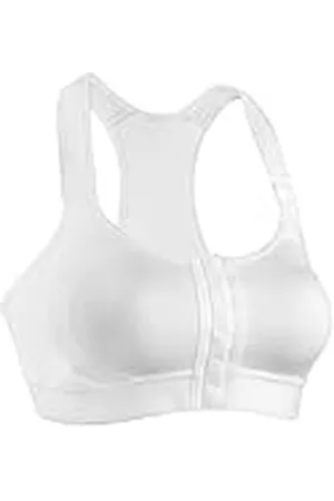 THUASNE Sujetador EAZ´IP® con cierre de corchetes Sport - Blanco - Talla FR 85D