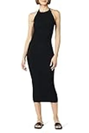 THE DROP Vestido Midi Jayla En Croché de Tirantes para Mujer, , XXL