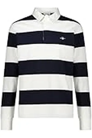 GANT Reg Shield Barstripe Heavy Rugger Camisa, , 3XL para Hombre
