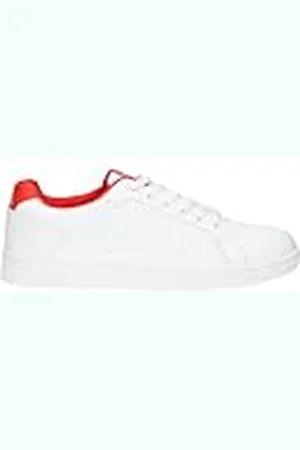 Kappa ADENIS, Zapatillas Hombre, Blanco/Rojo, 44 EU