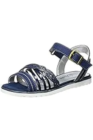 QS by s.Oliver 5-5-48205-28, Sandalias Niñas, Azul (NAVY 805), 33 EU