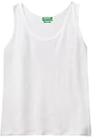 Benetton Camiseta de Tirantes 3kgqe8398, , XL para Mujer