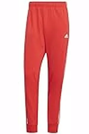 adidas Hombre Essentials Warm-Up Tapered 3-Stripes Track Pants, , S