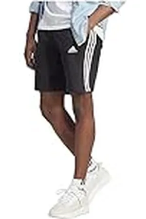 adidas Hombre Essentials Fleece 3-Stripes Shorts, , L