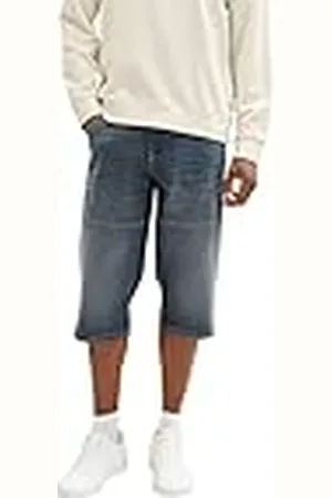 TOM TAILOR 1036295 Bermudas Jeans Pantalones Cortos, 10163 Dark Stone Blue Grey Denim, 32 para Hombre