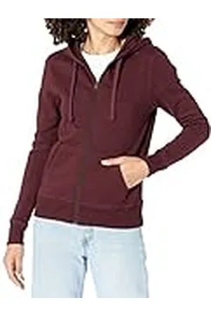 Amazon Sudadera con capucha de forro polar con cremallera completa (disponible en tallas grandes) Mujer, , 3XL Grande