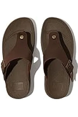 FitFlop Trakk II Mens Buckle Leather Toe-Post Sandals, Chanclas Hombre, , 43 EU