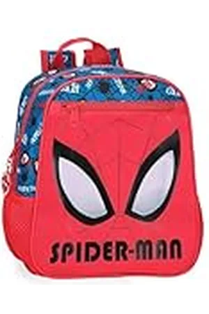 Marvel Spiderman Authentic Mochila Preescolar Adaptable a Carro 23x28x10 cms Poliéster 6,44L