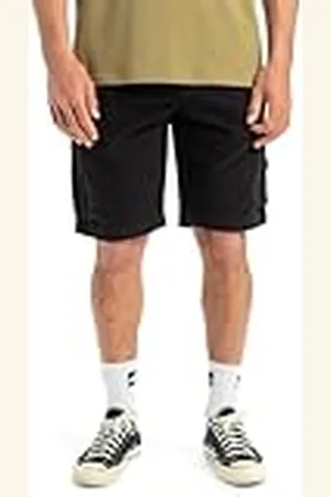 Quiksilver Crucial Battle Cargo Pantalones Cortos, Hombres, 34