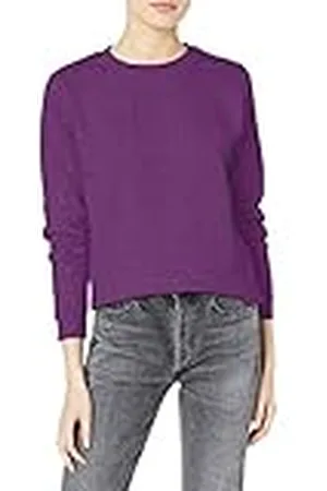 Gildan Sudadera de Forro Polar con Cuello Redondo, Estilo G18000fl, , S para Mujer