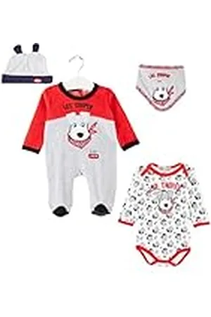 Lee Conjunto de 2 piezas, Suéter + Joggers, Bebés, (0 a 24 meses), Unisex, Niño, Niña, Suave, Lindo, Cálido, Sudadera + Pantalón, Modelo LC IK1660 BOY 4P S2-0/3M, ROUGE