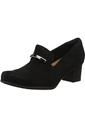 Clarks Un Damson Lane, Zapatos de tacón con Punta Cerrada Mujer, Negro (Black Side), 37 EU