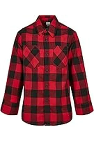 Urban classics Camiseta de Franela para Chicos Camisa, , 122/128 cm para Niños