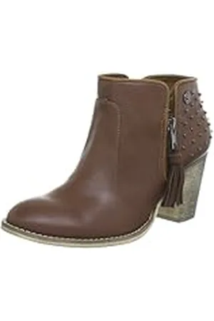 QS by s.Oliver Casual, Botas Camperas Mujer, marrón-Braun (Muscat Antic 340), 42