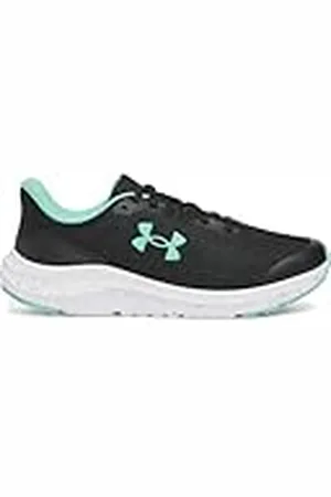 Under Armour UA GGS Pursuit 4, Zapatillas para Correr Niñas, Black/Comet Green/Comet Green, 23.5