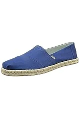 TOMS Mujer ALPARGATA ROPE Mocasines Planos,Azul (Añil),35.5 EU
