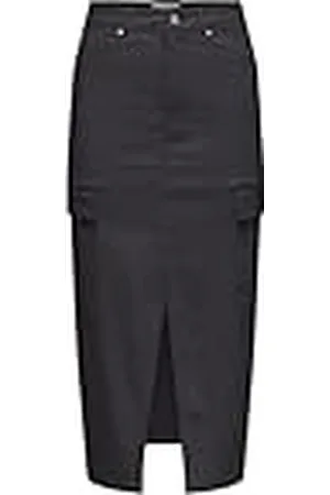 ONLY Onllola HW Cargo Long Slit Skir Pnt Noos Falda, , M Mujeres