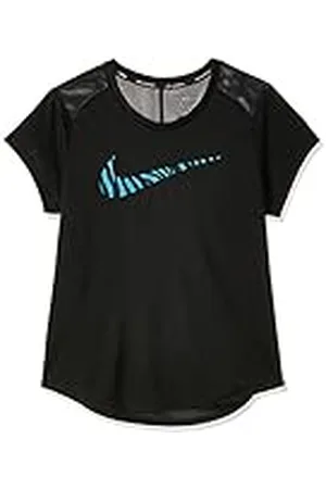 Nike CZ9545-010 W NK Icon Clash Run SS GX T-Shirt Womens XS