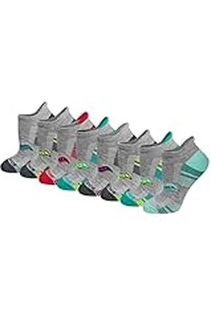 Saucony Calcetines deportivos para mujer (8 pares) - Gris