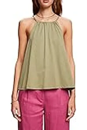 ESPRIT 063ee1k326 Camiseta, 345 / Caqui Claro, XS Mujeres