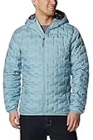 Columbia Delta Ridge Down Hooded Jacket, Chaqueta De Plumas Acolchada Con Capucha para Hombre, , Talla S