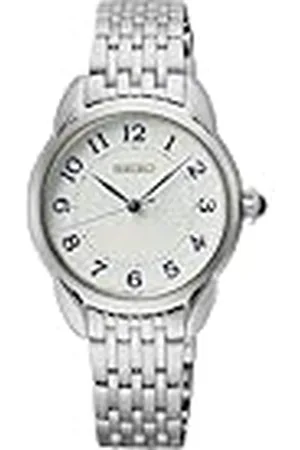 Seiko Reloj Analógico para Mujeres de Cuarzo con Correa en Acero Inoxidable SUR561P1