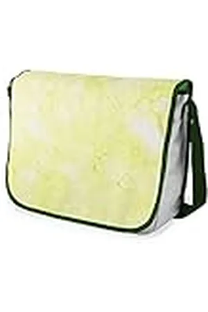 Bonamaison Bolso escolar de mensajero impreso digitalmente con correa caqui para estudiantes, bolsa cruzada, bolsa de mensajero, bolsa de hombro para la escuela, vuelta a la escuela, tamaño: 29 x 36