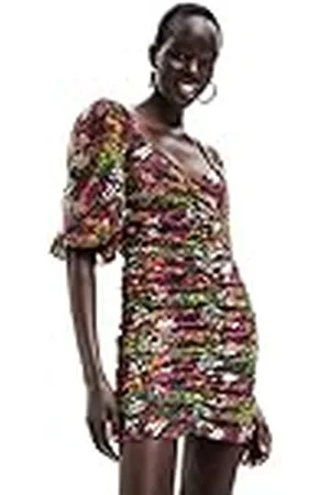 Desigual Vest_Lara, 9019 Tutti Fruti Vestido Informal, Material de Acabados, M para Mujer