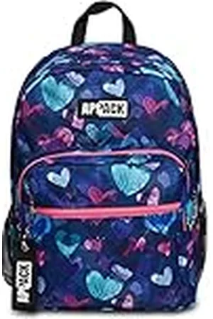 Appack Mochila De Doble Compartimento, Azul, Bolsillo Frontal, para Escuela Y Ocio