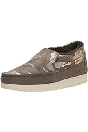 Sperry Moc-Sider Met Camo Leather, Mocasn Mujer, Camuflaje Oliva, 40.5 EU